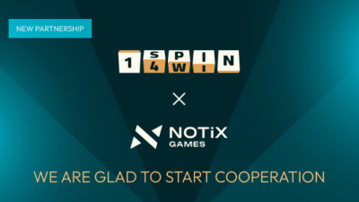1spin4win, Notix.Games와 파트너십 체결…글로벌 유통망 1,000개 운영사로 확대