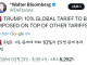 속보) 트럼프: 122조 법안에 따라 전세계에 10% 과세 추가부과