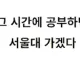 그 시간에 공부하면 서울대 가겠다