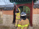 경복궁 근정전 인근 삼비문 옆 쪽문에서 화재