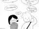 대학생이 교수와 면담하는 Manhwa